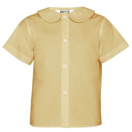 Short Sleeve, Non Iron Peter Pan Collar Blouse - Twin Pack (MTO)